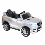 Детский электромобиль Mercedes-Benz ML350 серебристый глянец - магазин СпортДоставка. Спортивные товары интернет магазин в Элисте 