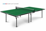 Теннисный стол всепогодный Start-Line Sunny Light Outdoor green облегченный вариант 6015-1 s-dostavka - магазин СпортДоставка. Спортивные товары интернет магазин в Элисте 