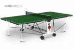 Теннисный стол для помещения Compact LX green усовершенствованная модель стола 6042-3 s-dostavka - магазин СпортДоставка. Спортивные товары интернет магазин в Элисте 