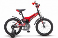 Детский велосипед Stels Jet 16" Z010 черный красный 2022 - магазин СпортДоставка. Спортивные товары интернет магазин в Элисте 