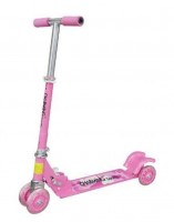 Самокат Charming CMS010 4-х колесный со светящимися колесами розовый для девочки - магазин СпортДоставка. Спортивные товары интернет магазин в Элисте 