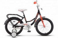 Детский велосипед Stels Flyte 18" Z011 Чёрный красный 2022 - магазин СпортДоставка. Спортивные товары интернет магазин в Элисте 