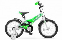 Детский велосипед Stels Jet 16" Z010 зеленый белый  2022 - магазин СпортДоставка. Спортивные товары интернет магазин в Элисте 