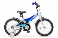 Детский велосипед Stels Jet 16" Z010 синий белый 2022 - магазин СпортДоставка. Спортивные товары интернет магазин в Элисте 