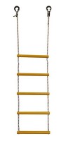 Детская веревочная лестница для ДСК  5 перекладин желтая ЛВ5-2В - магазин СпортДоставка. Спортивные товары интернет магазин в Элисте 