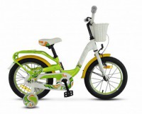 Детский велосипед Stels Pilot-190 16" V030 Зелёный жёлтый белый 2022 - магазин СпортДоставка. Спортивные товары интернет магазин в Элисте 